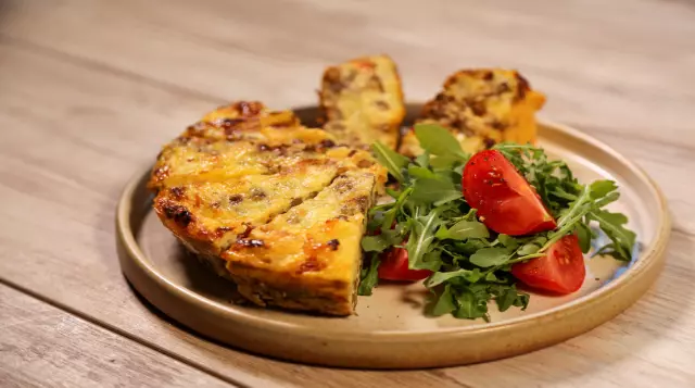 Lentil and Cheese Potato Tortilla